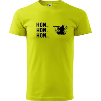 Pánské oblečení Pánské tričko s potiskem Hon Velikost: XS, Barva trička: Limetková