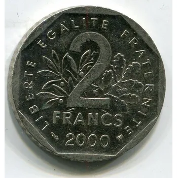 FRANCIE. 2 francs 2000.