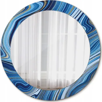 Zrcadlo Závěsné Zrcadlo s rámem ze skla – Mramorová řeka 70