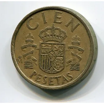 ŠPANĚLSKO. 100 pesetas 1986.