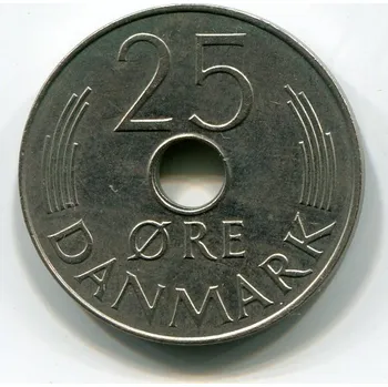 DÁNSKO. 25 öre 1987.