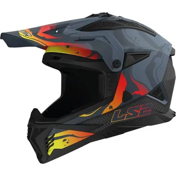 Helma na motorku LS2 Helmets LS2 MX708 FAST II WASH MATT DARK GREY-06 - XS