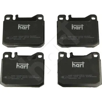 Brzdová destička Sada brzdových destiček, kotoučová brzda HART 221 074