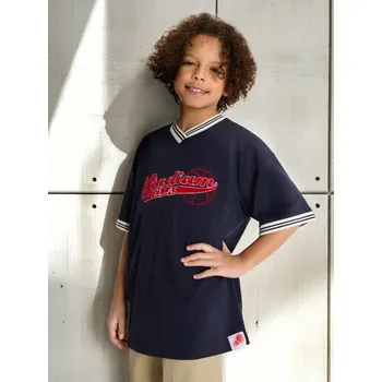 Pánské tričko Sinsay - Tričko s krátkým rukávem - námořnická modrá - 178DR-59X - 178DR-59X-152