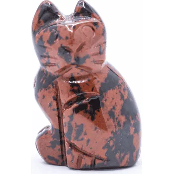 Milujeme Kameny Obsidián mahagonový - kočka 449476