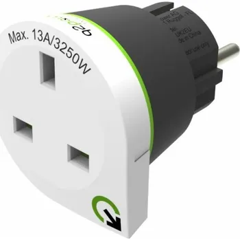Cestovní adaptér Q2 Power adaptér UK/Evropa typ C