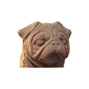 Puzzle Puzzle 3D kartonowe - Mops