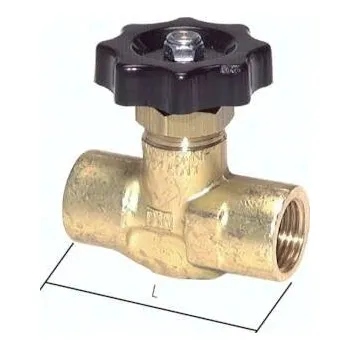 Ventil Jehlový ventil s jemným nastavením mosaz G3/8 PN 40 BAR