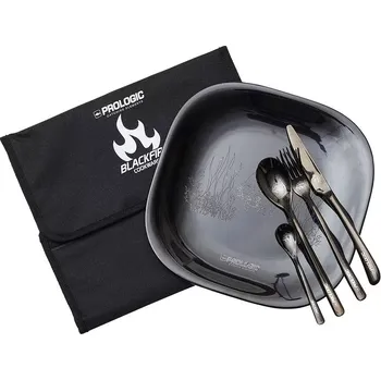 Outdoor vaření Prologic Talíř S Příborem Blackfire Dinning Set