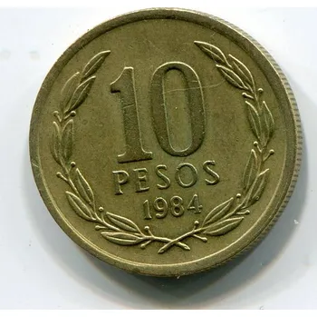 CHILE. 10 pesos 1984.