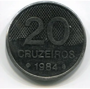 BRAZÍLIE. 20 cruzeiros 1984.