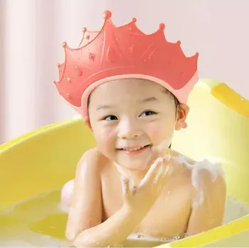 Čepice Dětská sprchovací čepice - KORUNA - ORANŽOVÁ (Značka: FUNUPUP)