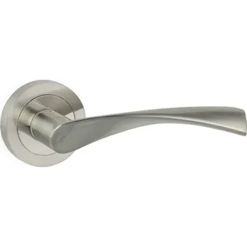 Dveřní kování Interex design Rozetová rukojeť GALAXIA / Nerez Rozeta na obyčejný klíč /BB/