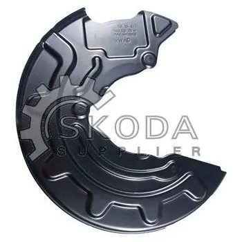 Brzdový kotouč Ochranný plech proti rozstřikování, brzdový kotouč ŠKODA Original OEM 5Q0615312D