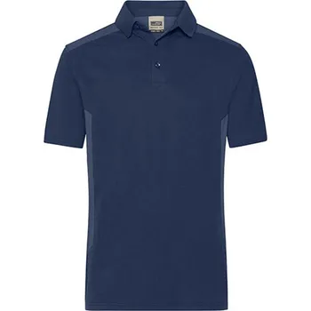 Pánská móda James&amp;Nicholson Pánská pracovní polokošile JN1826 Navy-Navy M