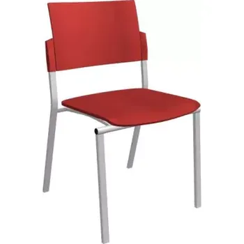 Konferenční židle Square šedý plast - SLEVA 3% s kodem radost25