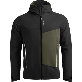 Pánská softshellová bunda Pánská Bunda Ortovox Seceda Softshell Jacket Men's Barva: Black Raven, Velikost: S