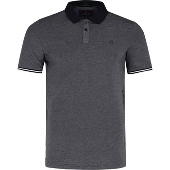 Pánské tričko Pánské polo triko s krátkým rukávem VOLCANO-ROSH-600-NAVY Modrá M