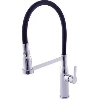 Vodovodní baterie ZAMBEZI - dřezová baterie s flexibilním ramínkem, Chrom ZA017.0, RAV Slezák Barva: Chrom, Rozměr: 1/2"