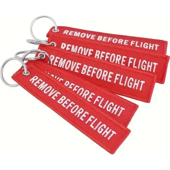 Přívěsek výšivka - REMOVE BEFORE FLIGHT