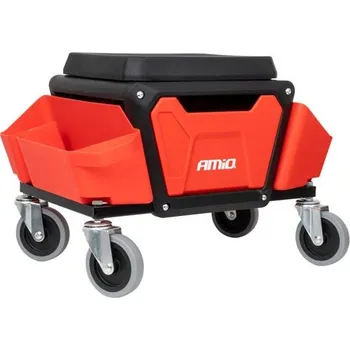 Dílenské montážní lehátko Sedačka pojízdná AMIO 04268