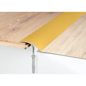 Podlahová lišta Profilteam přechodová lišta narážecí vyrovnávací 50x930 Zlatá E00