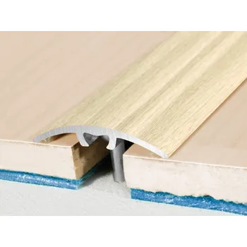 Podlahová lišta Profilteam přechodová lišta narážecí oblá 40x2700 Dub mocca E902