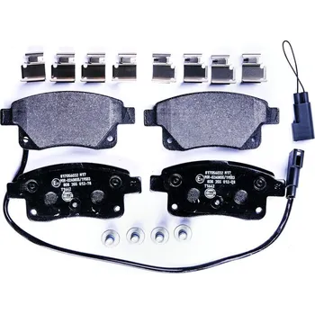 Brzdová destička Sada brzdových destiček, kotoučová brzda HELLA PAGID 8DB 355 012-781