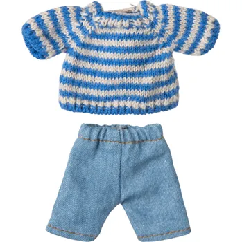 Hračka MAILEG Pletený svetr a kalhoty - velký bratr S25