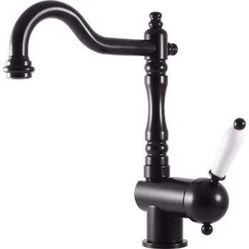 Vodovodní baterie Dřezová baterie pro nízkotlaké ohřívače, Černá - matná E508.0/8CMAT, RAV Slezák Barva: Černá - matná, Rozměr: 1/2"