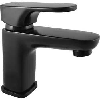 Vodovodní baterie YUKON - Umyvadlová baterie bez výpusti, Černá - matná YU126.0CMAT, RAV Slezák Barva: Černá - matná, Rozměr: 3,8"