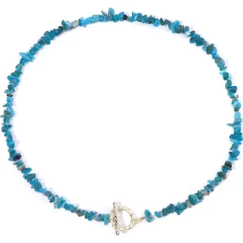 Náhrdelník Boho náhrdelník 45 cm | módní šperk - Č. 21 Apatit