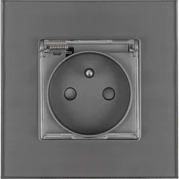 Elektrická zásuvka Elektrická zásuvka MIUUN Elektrická Zásuvka šedá