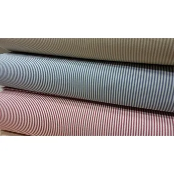 BYTEMA Dekoračná látka Červený proužek 150cm šířka 150cm