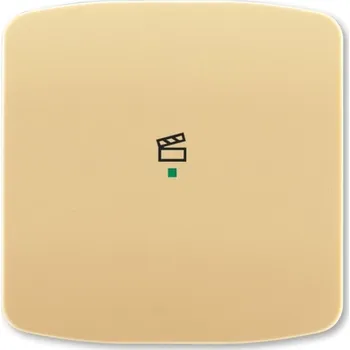 Elektroinstalační materiál Kryt 1násobný, symbol "scény" ABB Tango 6220A-A01003 D béžová