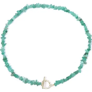 Náhrdelník Dámský choker náhrdelník z přírodních kamenů 45 cm | dámský šperk - Č.6 Avanturín