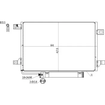 Výparník klimatizace Kondenzátor, klimatizace HART 611 283