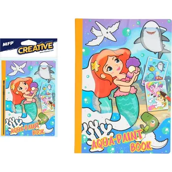 omalovánky Malování vodou - kniha 8 obrázků 1003 (145x208mm)