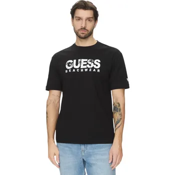 Dámské tričko GUESS SS CN GUESS LOGO TEE F5GI11I3Z14 JBLK L Velikost: XL