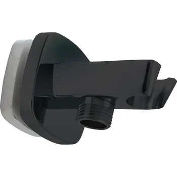 Sprchový držák Držák sprchy, s vývodem pro hadici, Černá - matná MD0615CMAT, RAV Slezák