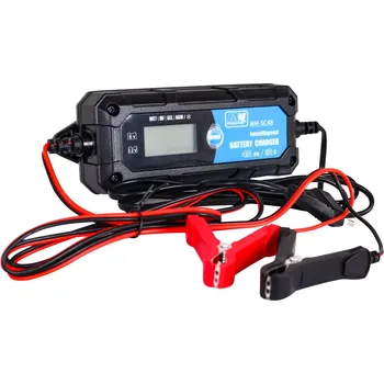 Nabíječka autobaterie Inteligentní nabíječka autobaterií s LCD 6V/12V, 1A/4A, pro WET, GEL a AGM
