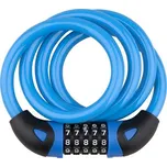 Zámek na kolo Pro-T spirála na kod 1200 cm x 12 mm modrá