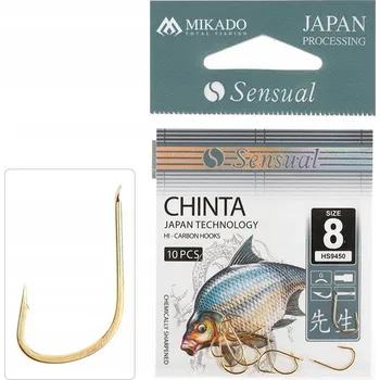 Rybářský háček Háčky na zem, plovákové, s protihrotem Mikado SENSUAL CHINTA 10 ks