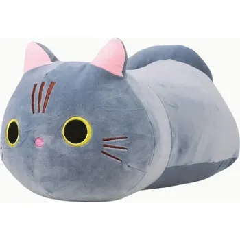 plyšák PLYŠÁK PLYŠOVÁ KOČKA KOTĚ 30 cm ŠEDÁ