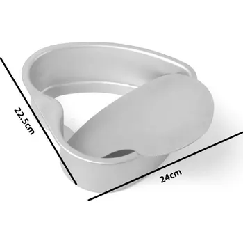 Forma na pečení Forma na dort srdce hliníková | kuchyňské vybavení - 10 palců