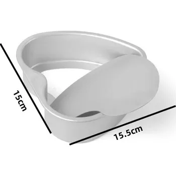 Forma na pečení Forma na dort srdce hliníková | kuchyňské vybavení - 6 palců