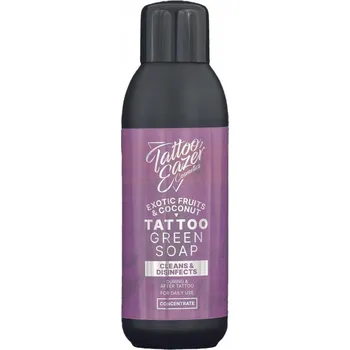 Mýdlo Zelené mýdlo Green Soap koncentrát TATTOO EAZER Exotické ovoce & Kokos 500 ml