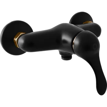 Vodovodní baterie LABE - Sprchová baterie, Černá matná/Zlatá L081.5CMATZ, RAV Slezák