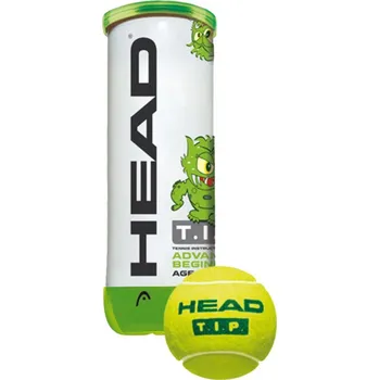 Tenisový míč Tenisové míčky 3ks HEAD-3B TIP green - 6DZ Zelená