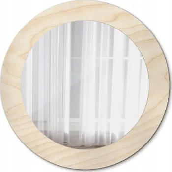 Zrcadlo Nástěnné Zrcadlo Rám Glamour Světlé dřevo 60 cm